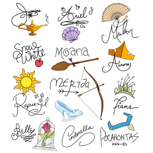 Disney Princess Signatures Tshirt