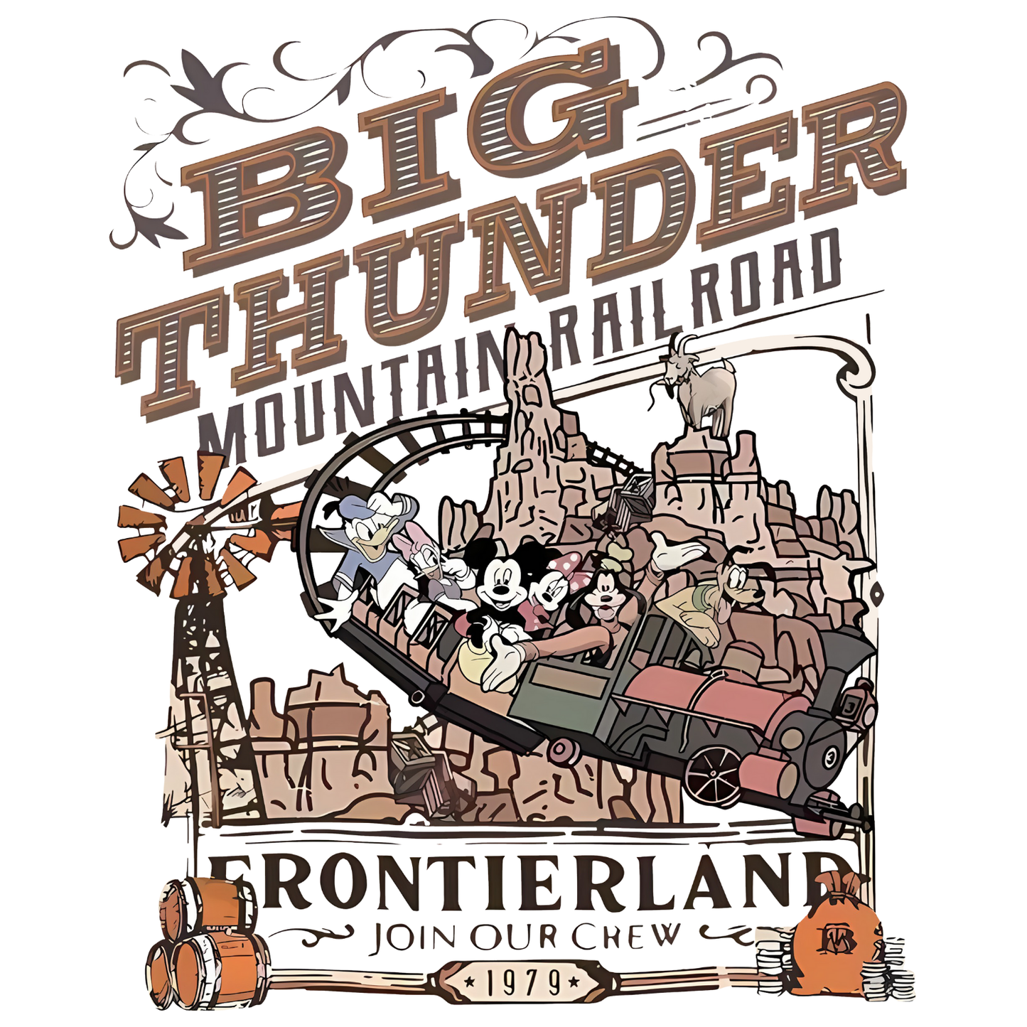 Big Thunder Mountain Railroad Tshirt